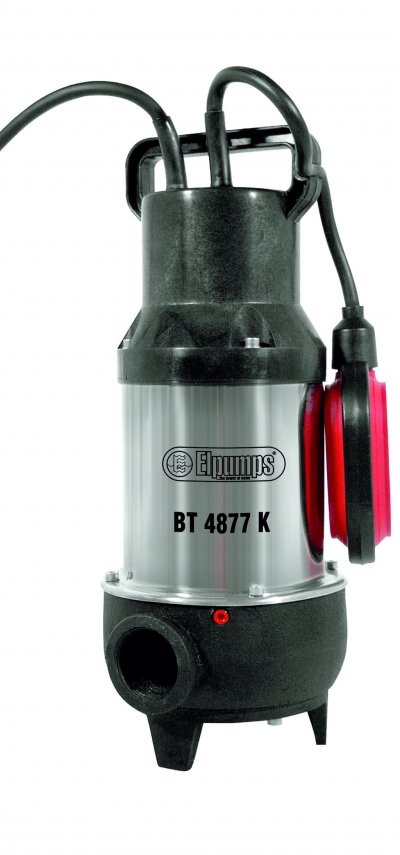 ELPUMPS BT 4877 K Kalové čerpadlo do septiku s reznými nožami 900 W