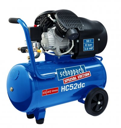 Scheppach HC 52 DC Olejový dvojvalcový kompresor, 2200 W