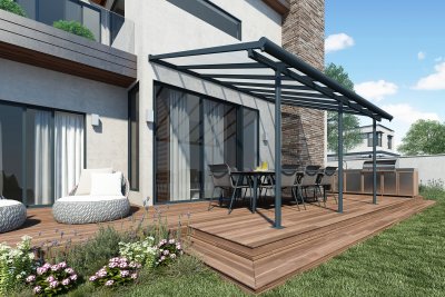 Palram Sierra 5400 Pergola šedá 3 x 5,46 m