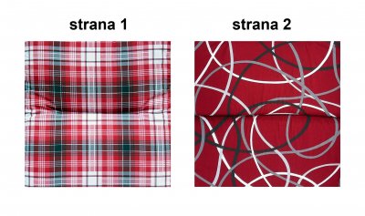 Creador Podsedák Hartman red 195 x 60 x 6-1