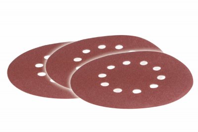 Scheppach 7903301701 Sada brúsnych papierov ø 125 mm pre BTS 700, 3 ks