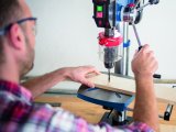 Scheppach DP 18 VARIO Stojanová vŕtačka s krížovým laserom 550 W