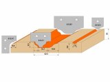 CMT Orange Tools C61500401 Sada na dvierka CNC S=20 mm, 4 ks