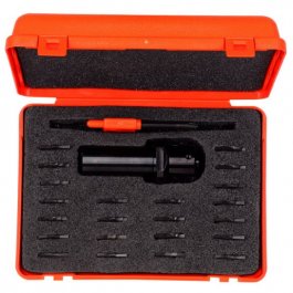 CMT Orange Tools C61600001 Sada na CNC profilovanie, fréza + 22 profilových HM nožov