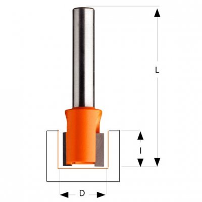 CMT Orange Tools C702 Dlabacia fréza - D20x11 L38 S=6 HM