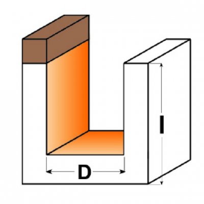 CMT Orange Tools CMT C711B Drážkovacia fréza s ložiskom - D13x20 B13 S=6 HM