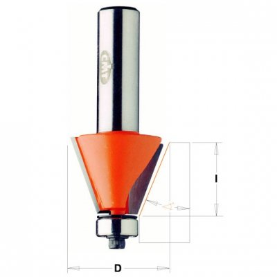 CMT Orange Tools C936 Uhlová fréza s ložiskom - 45° D31,7x9,5 S=8 HM