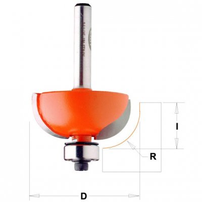 CMT Orange Tools CMT C937 Zaobľovacia fréza vypuklá - R4,75 D22,2x12,7 S=8 HM
