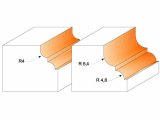 CMT Orange Tools CMT C945 Profilová fréza s ložiskom - R4 D28,7x13 S=8 HM