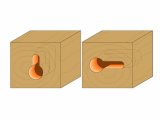 CMT Orange Tools CMT C950 Fréza na cylindrické drážky - D9,5x11 d4,8 S=8 HM