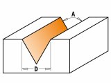 CMT Orange Tools C958 Fréza na V drážku 60° - D12,7x10 S=8 HM