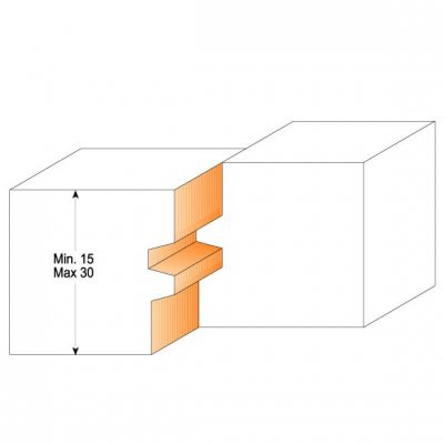 CMT Orange Tools C955 Fréza pre lepené spoje - D44,4x32 S=12 HM