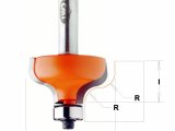 CMT Orange Tools CMT C959 Profilová fréza s ložiskom CMT - R6,4 D38,1x18 S=8 HM