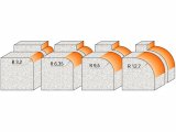 CMT Orange Tools CMT C980 Zaobľovacia fréza na CORIAN - R8 D28,7 I15 S=12