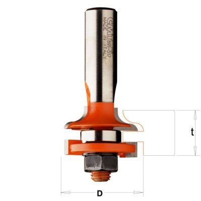 CMT Orange Tools CMT C991 Sada fréz pro rám výplně - D31,75 t11-17,5 S=12 HM