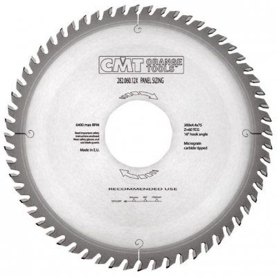 CMT Orange Tools C28207217W2 Pílový kotúč pre veľkoplošné píly - D430x4,4 d80 Z72 16° HM