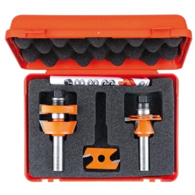 CMT Orange Tools C90062411 Sada fréz na dvere s rovnou výplňou 3ks, S=12 HM