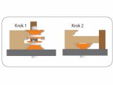 CMT Orange Tools C95580611 Sada fréz na dvere 2 ks, S=12 HM