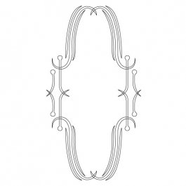 CMT Orange Tools CRCS-306 Šablóna na ornamenty na kuchynské dvierka ROMA 375x200 mm