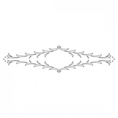 CMT Orange Tools CRCS-404 Šablóna na ornamenty na trámy FLORENTINE 550x130 mm