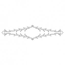 CMT Orange Tools CRCS-404 Šablóna na ornamenty na trámy FLORENTINE 550x130 mm