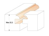 CMT Orange Tools C90002411 Sada fréz dvierková - 3ks sada S=8 HM