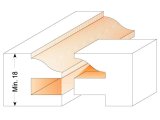 CMT Orange Tools C90051011 Sada dvierková pre rám a výplň - 5ks profil B S=12 HM
