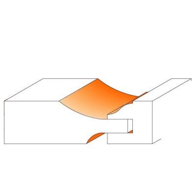 CMT Orange Tools C90051711 Sada fréz dvierková - 3ks profil C S=12 HM