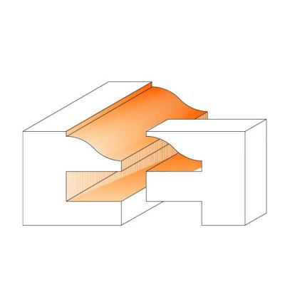 CMT Orange Tools C90051711 Sada fréz dvierková - 3ks profil C S=12 HM