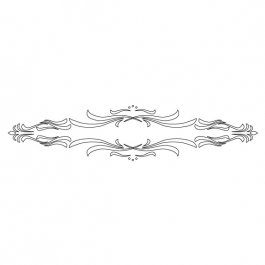 CMT Orange Tools CRCS-402 Šablóna na ornamenty na trámy KLASIK 550x120 mm