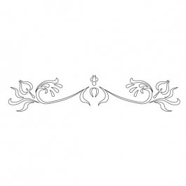 CMT Orange Tools CRCS-405 Šablóna na ornamenty na trámy KASKADA 530x110 mm