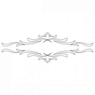 CMT Orange Tools CRCS-502 Šablóna na ornamenty na zásuvky KLASIK 210x70 mm