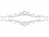 CMT Orange Tools CRCS-502 Šablóna na ornamenty na zásuvky KLASIK 210x70 mm