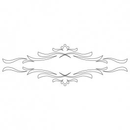 CMT Orange Tools CRCS-502 Šablóna na ornamenty na zásuvky KLASIK 210x70 mm