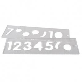 TREND 102-TEMP/NUC/57 Frézovacia sada šablón na číslice, veľ. 57 mm, 1-10
