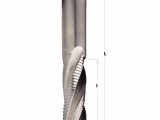 IGM Professional F197-18001  Špirálová fréza s lámačmi triesok pozitívna Z2+2 - D18x55 L110 S=18