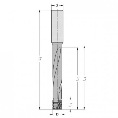 IGM Professional F464-16011 Dlabacia fréza na dvere žiletková HM D16x23 L150mm S=16 Z2
