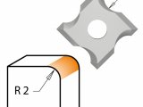 IGM Professional F062 Rádiusová žiletková fréza HM - R2 D27x3 L58 S=8
