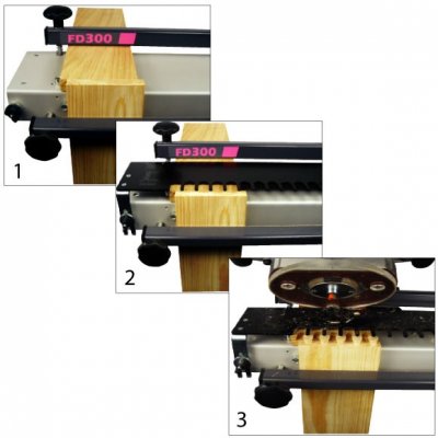 IGM Professional FD300 Cinkovací prípravok 305 mm + rybinová fréza 12,7 mm