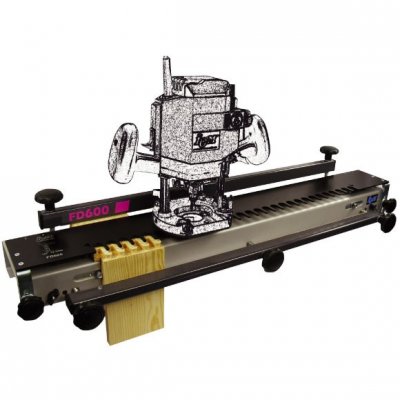IGM Professional FD600 Cinkovací prípravok 610 mm + rybinová fréza 12,7 mm
