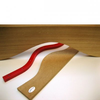 IGM Professional FFF-221250 Flexibilná Formfix šablóna pre frézovanie oblúkov a kriviek 1250x22x22 mm