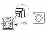 IGM Professional NT100791 Žiletka tvrdokovová N013 - 15x15x2,5 R=150 Drevo