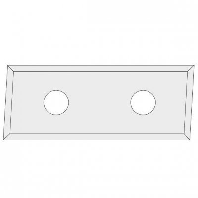 IGM Professional N017-29545LH  Žiletka tvrdokovová Z4 zkosená 3° N017 - 28,3x12x1,5 LH UNI