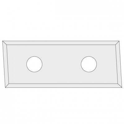 IGM Professional N017-29515  Žiletka tvrdokovová Z4 zkosená 3° N017 - 28,3x12x1,5 LaminoMDF