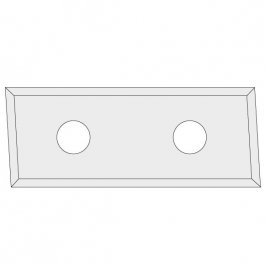 IGM Professional N017-49545  Žiletka tvrdokovová Z4 zkosená 3° N017 - 48,3x12x1,5 UNI