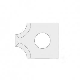 IGM Professional N031-40142  Žiletka tvrdokovová rádiusová N031 - 2xR4 15x18x2 UNI