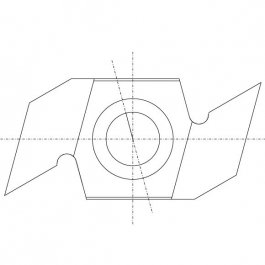 IGM Professional N033-28165 Žiletka tvrdokovová N033 - 34x16x7 Drevo+