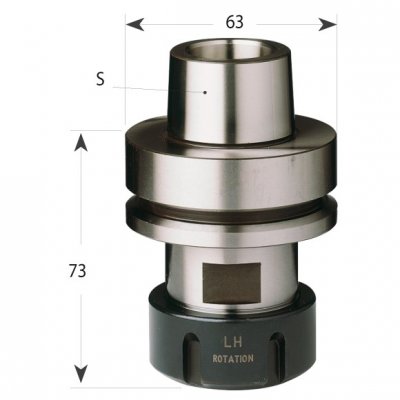 IGM Professional C18330011 Upínacia hlava HSK F63 ER32 pre CNC pravo-ľavotočivá