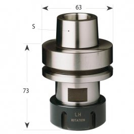 IGM Professional C18330011 Upínacia hlava HSK F63 ER32 pre CNC pravo-ľavotočivá