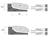IGM Professional F631-16130 Výplňová fréza Z2 - Profil A, D160x20 d30mm spodný MEC